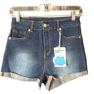 Love Tree Denim Shorts Womens S High Waist Medium Wash Daisy Dukes Summer